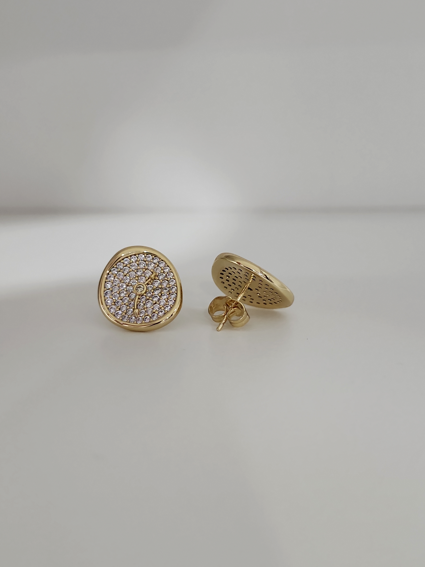Watch Stud Earrings