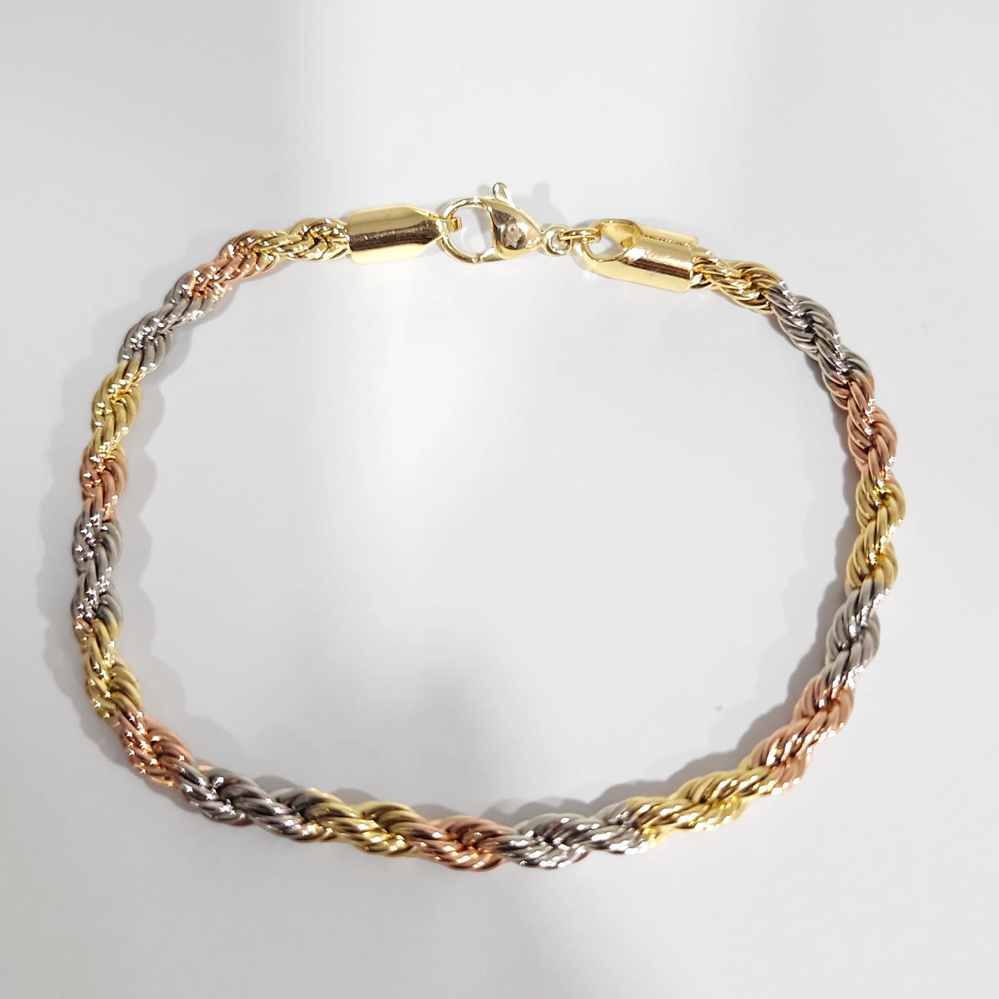 Twisted 3 Tones Bracelet
