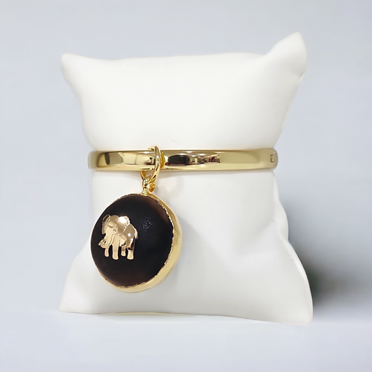 Ojo de buey with Elephant/ bangle included