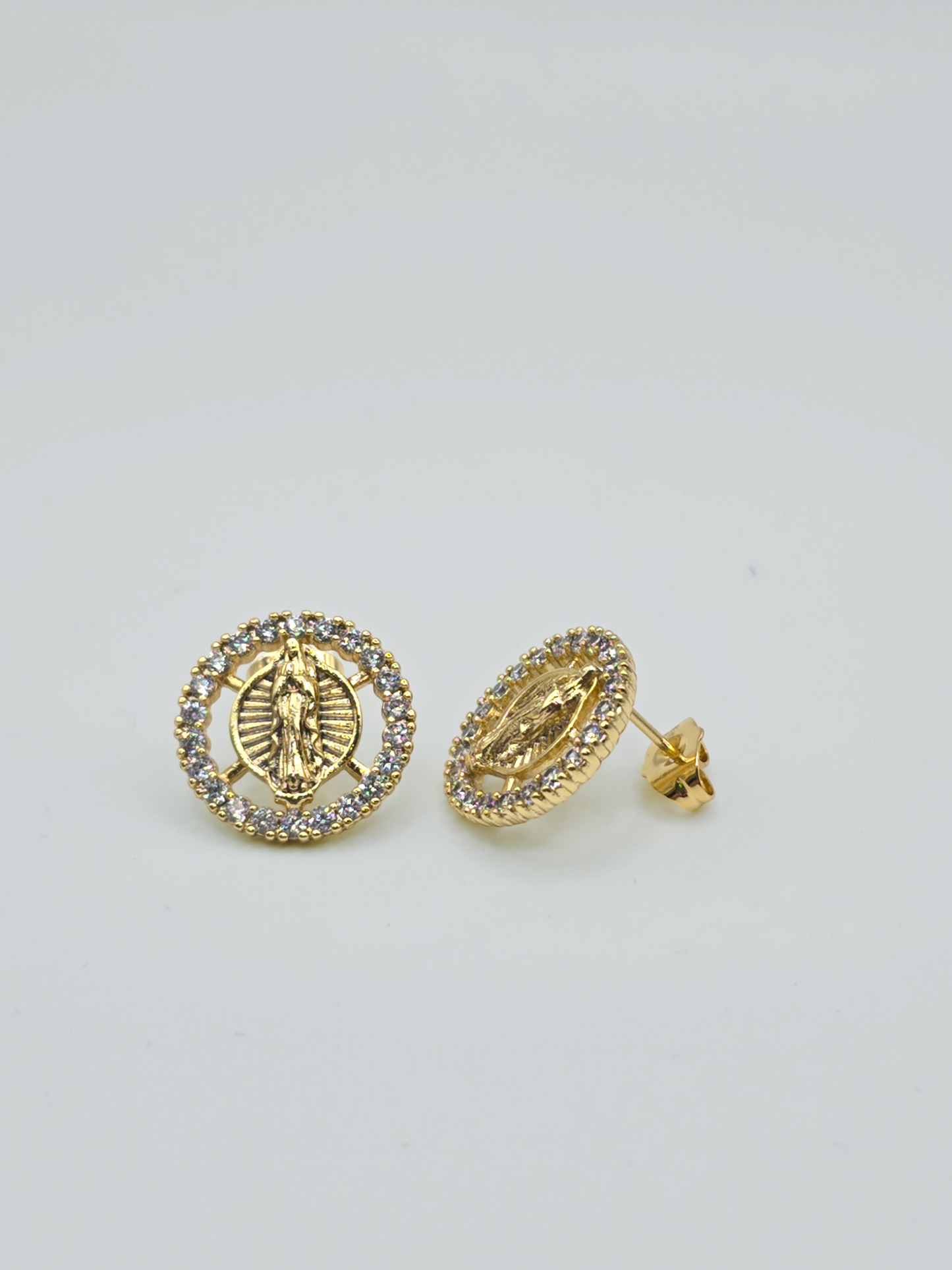 Virgencita earrings stud