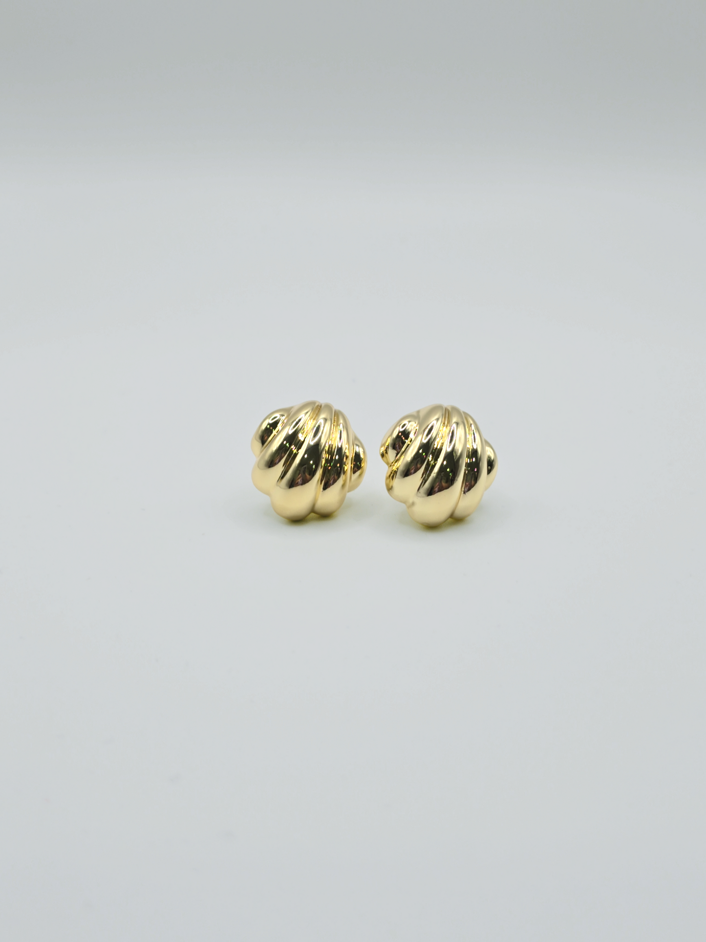Shell stud earrings