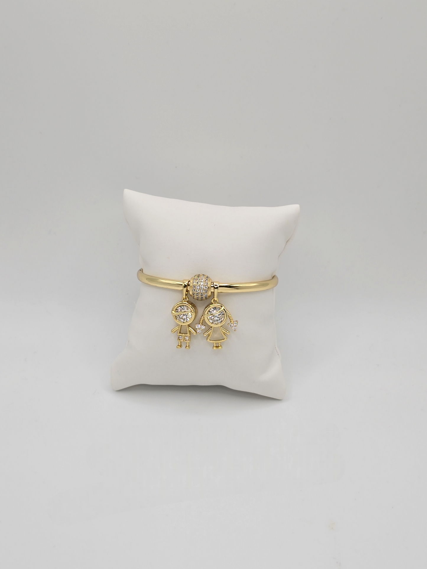 Bangle with children Charms