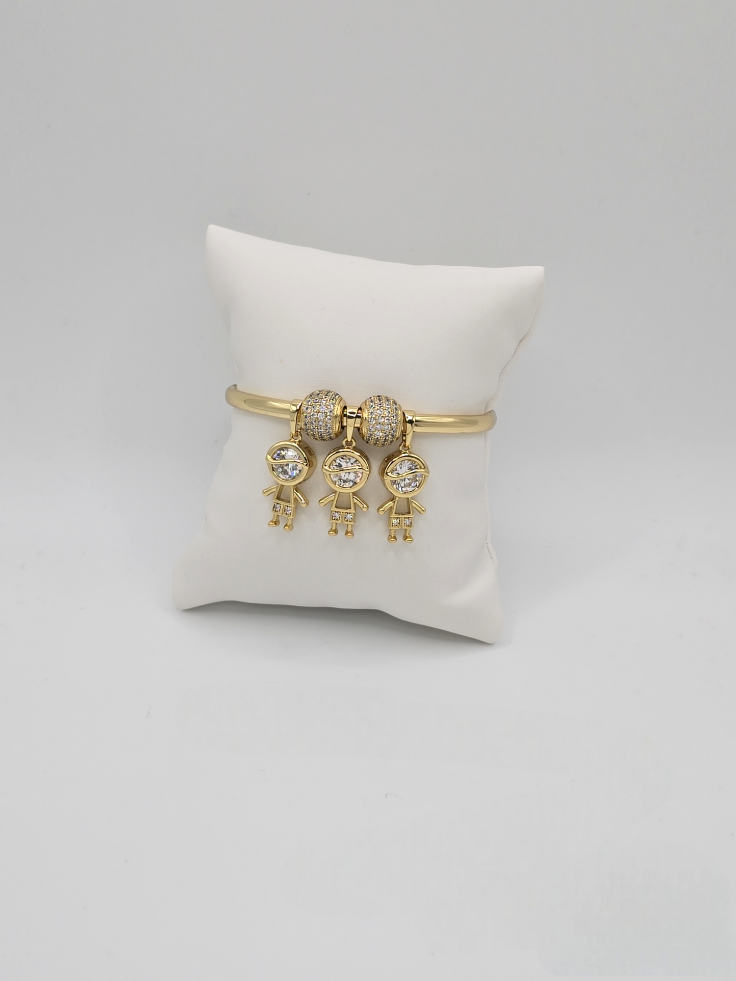 Bangle with children Charms