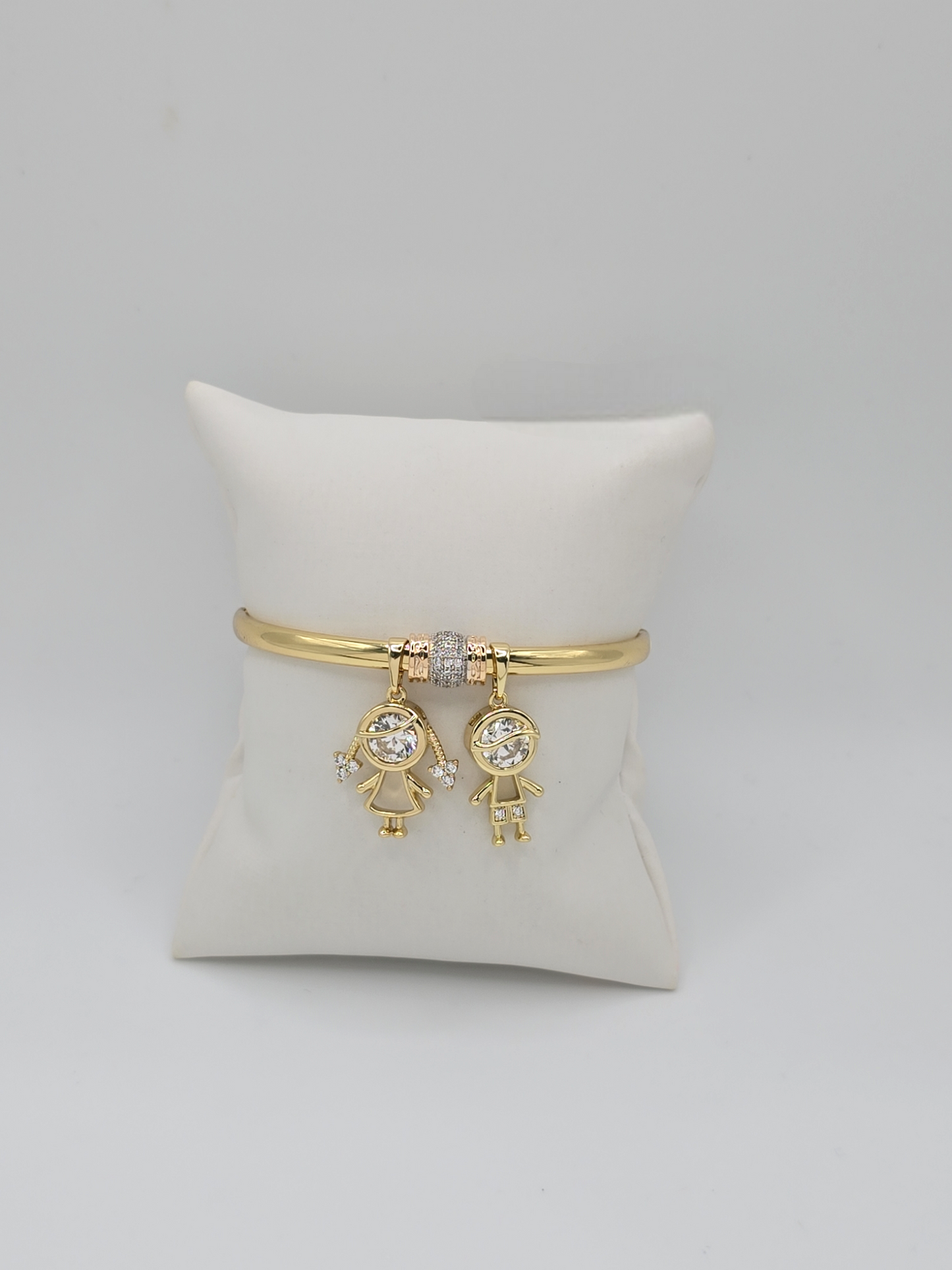 Bangle with children Charms