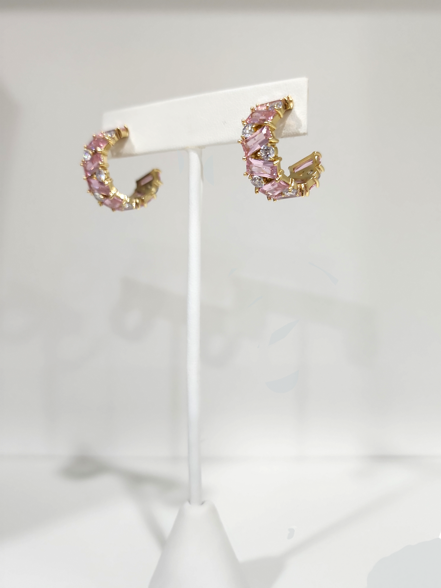 Rose Medium Hoops