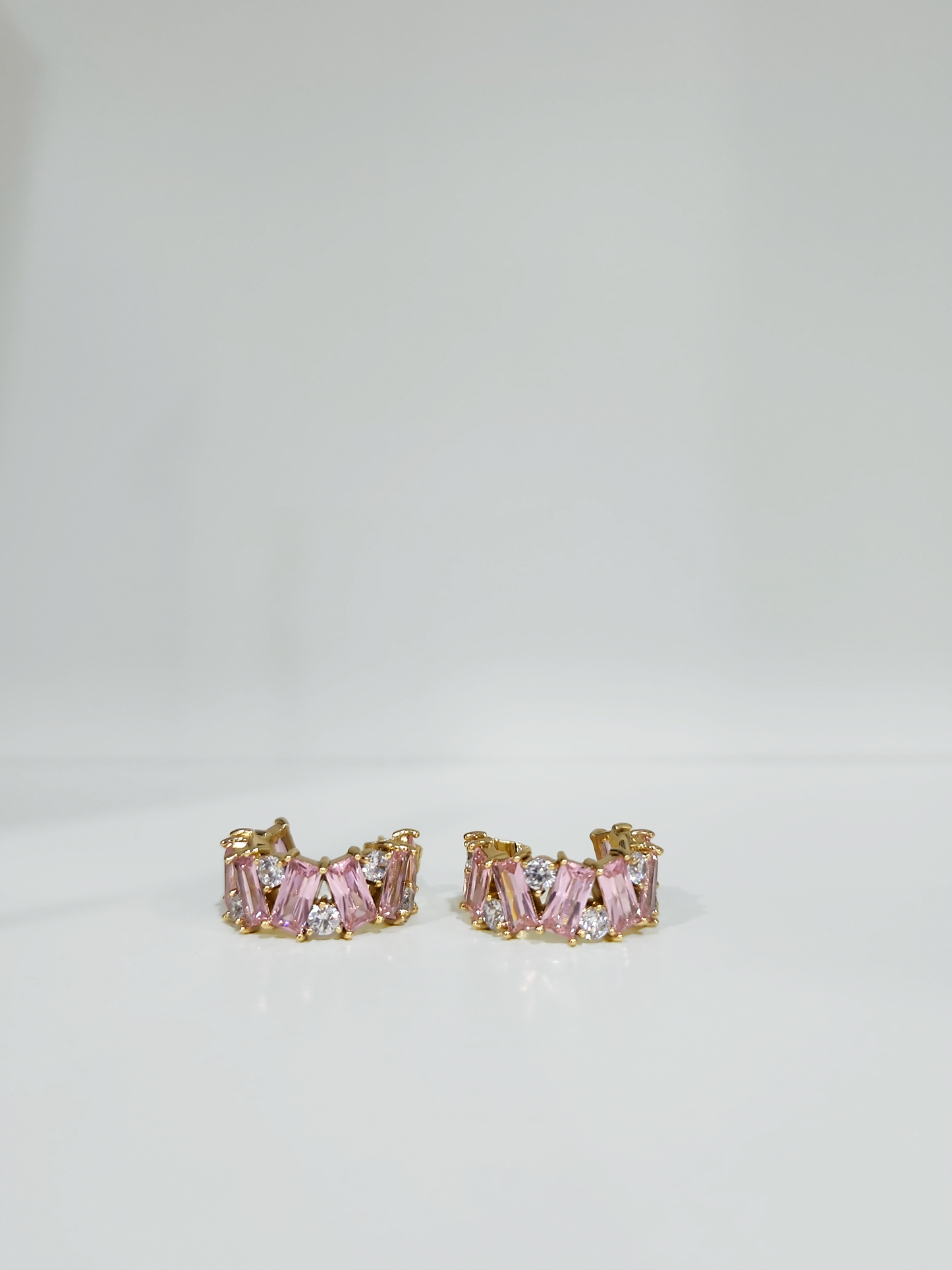 Rose Medium Hoops