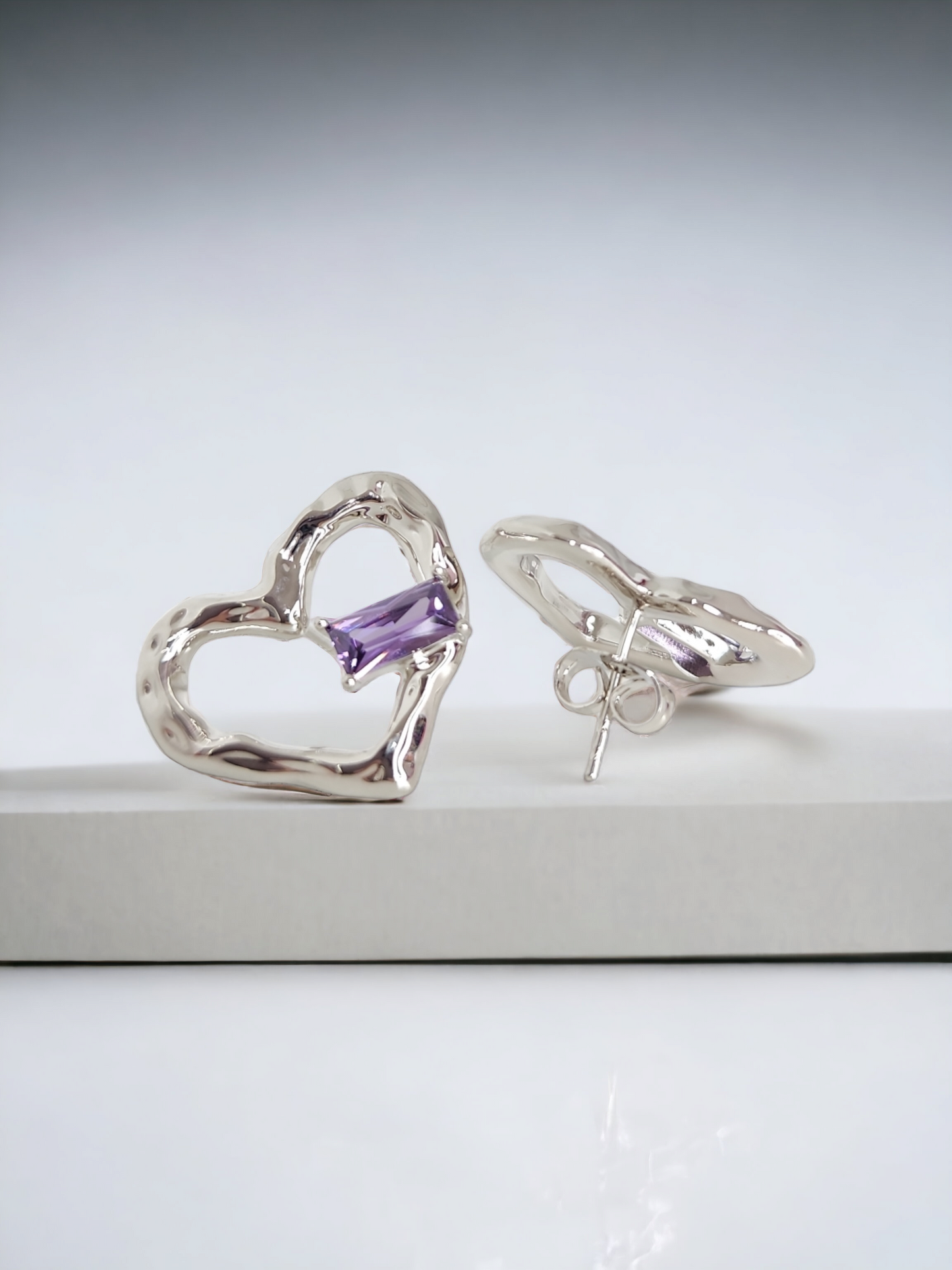Heart Stud Earring