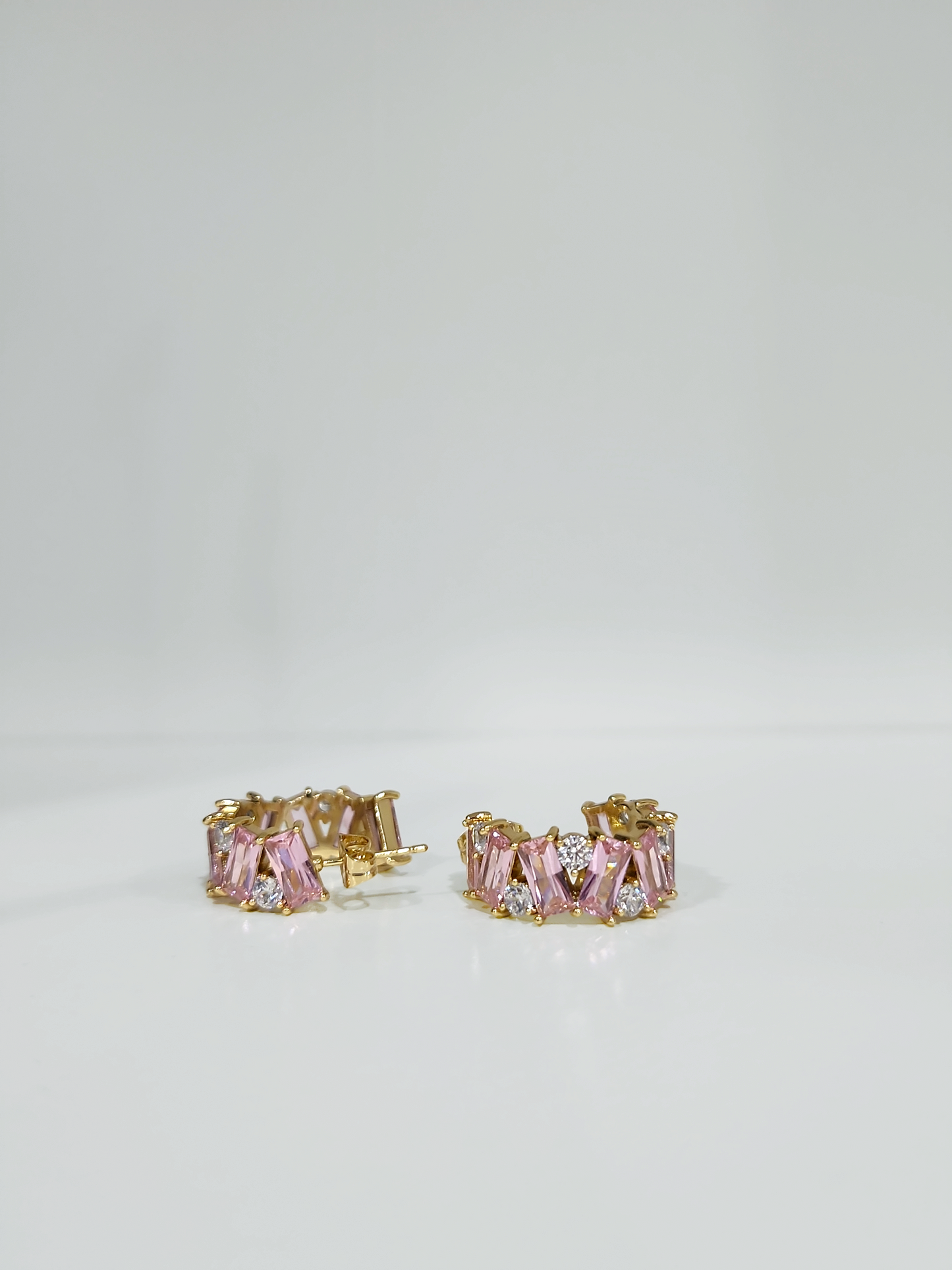 Rose Medium Hoops