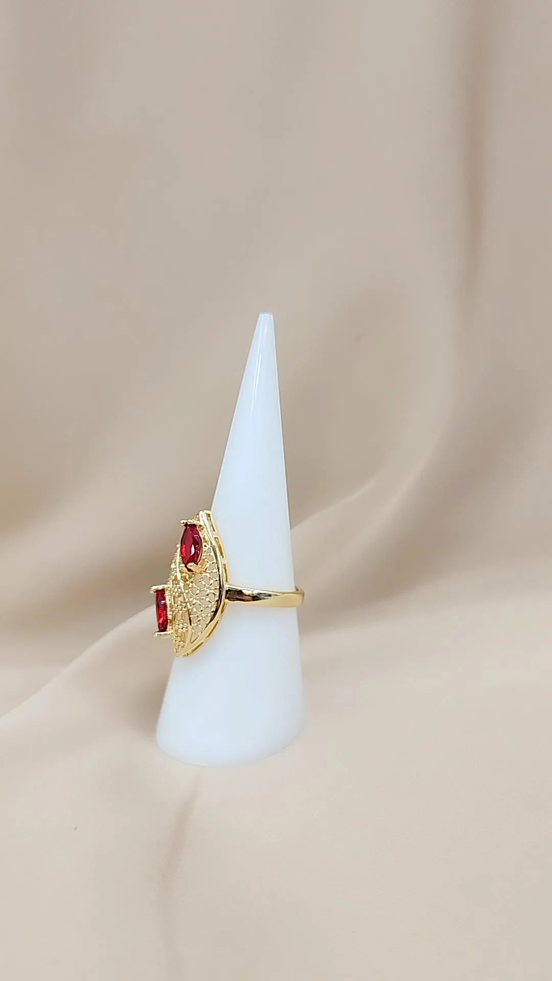 Red Almond Ring