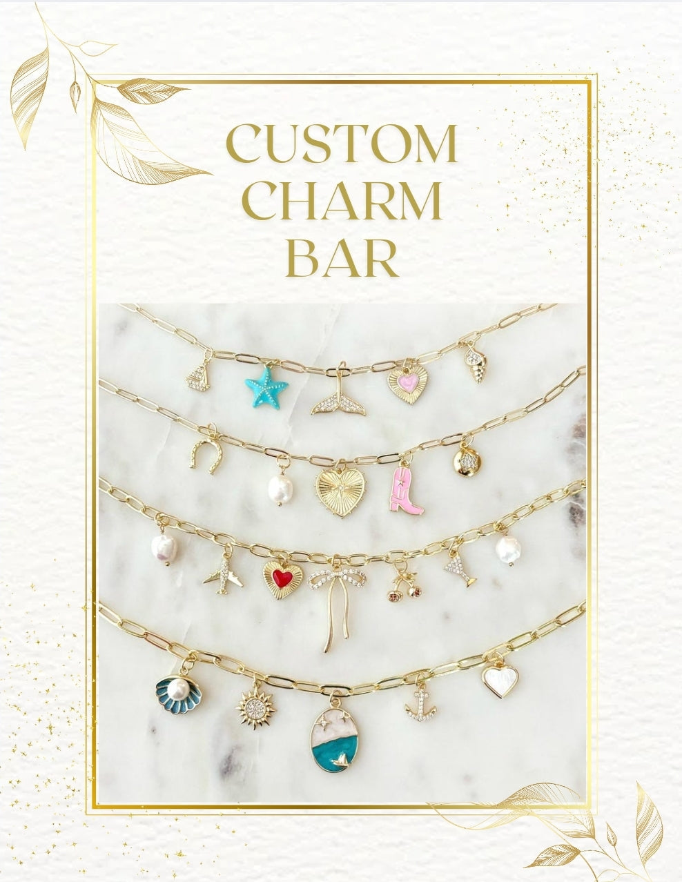 Charm Bar Crea tu Collar o Pulsera