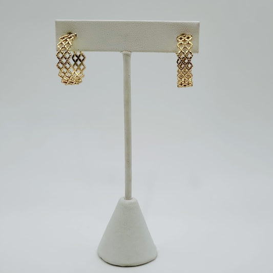 Braided Medium Hoops