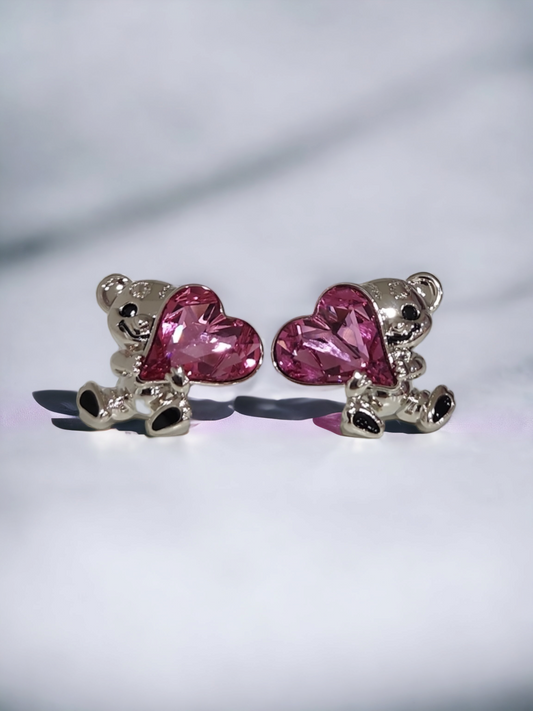 Pink Heart Bear