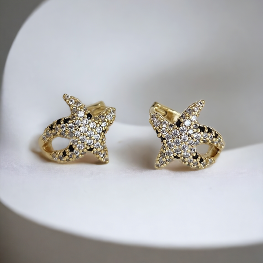 Star Medium Size Hoops