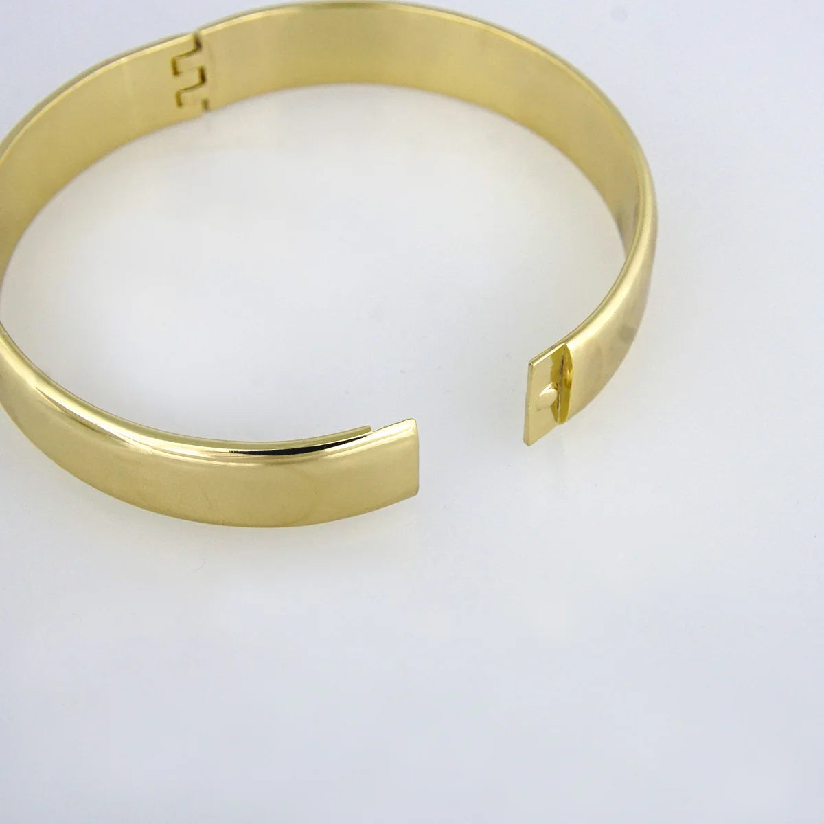 Wide Plain Bangle