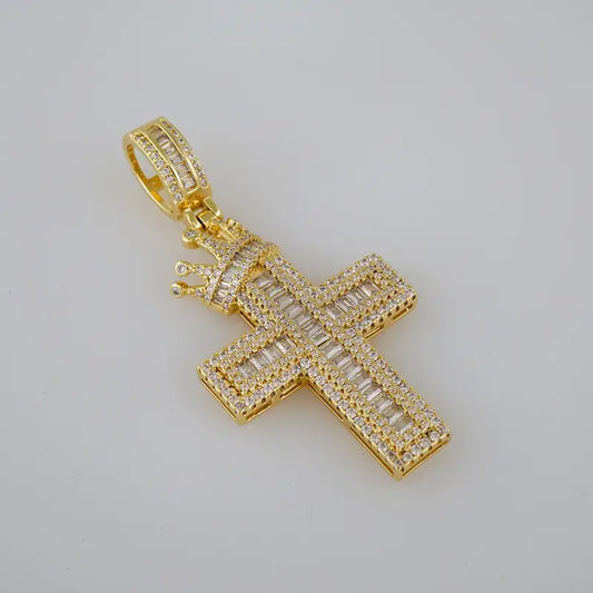 Cross with crown Pendant