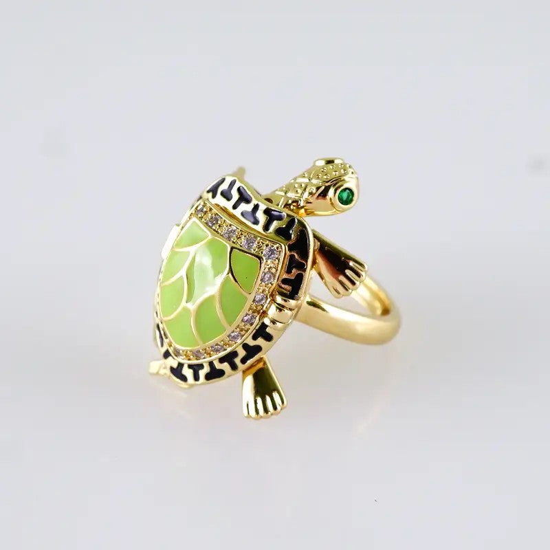 Turtle Open Size Ring