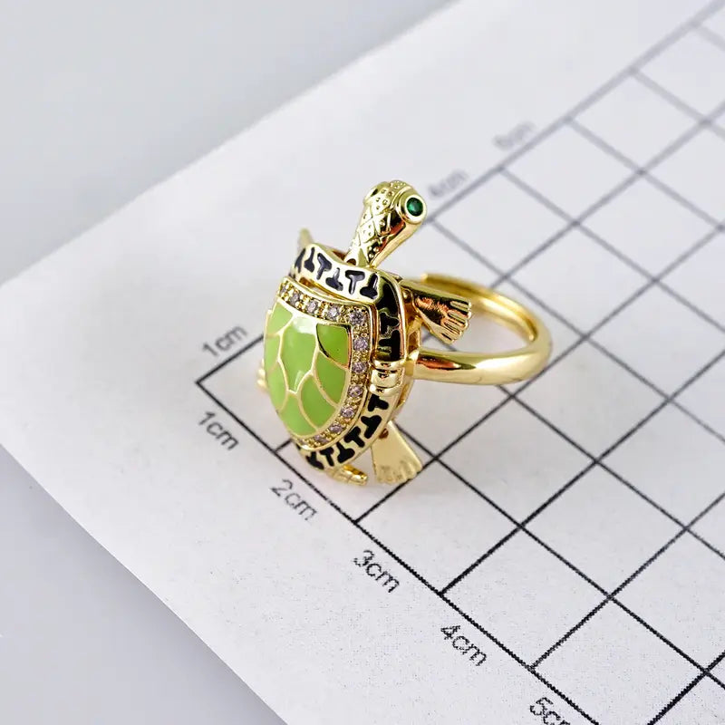 Turtle Open Size Ring