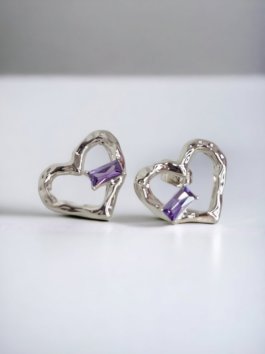 Heart Stud Earring