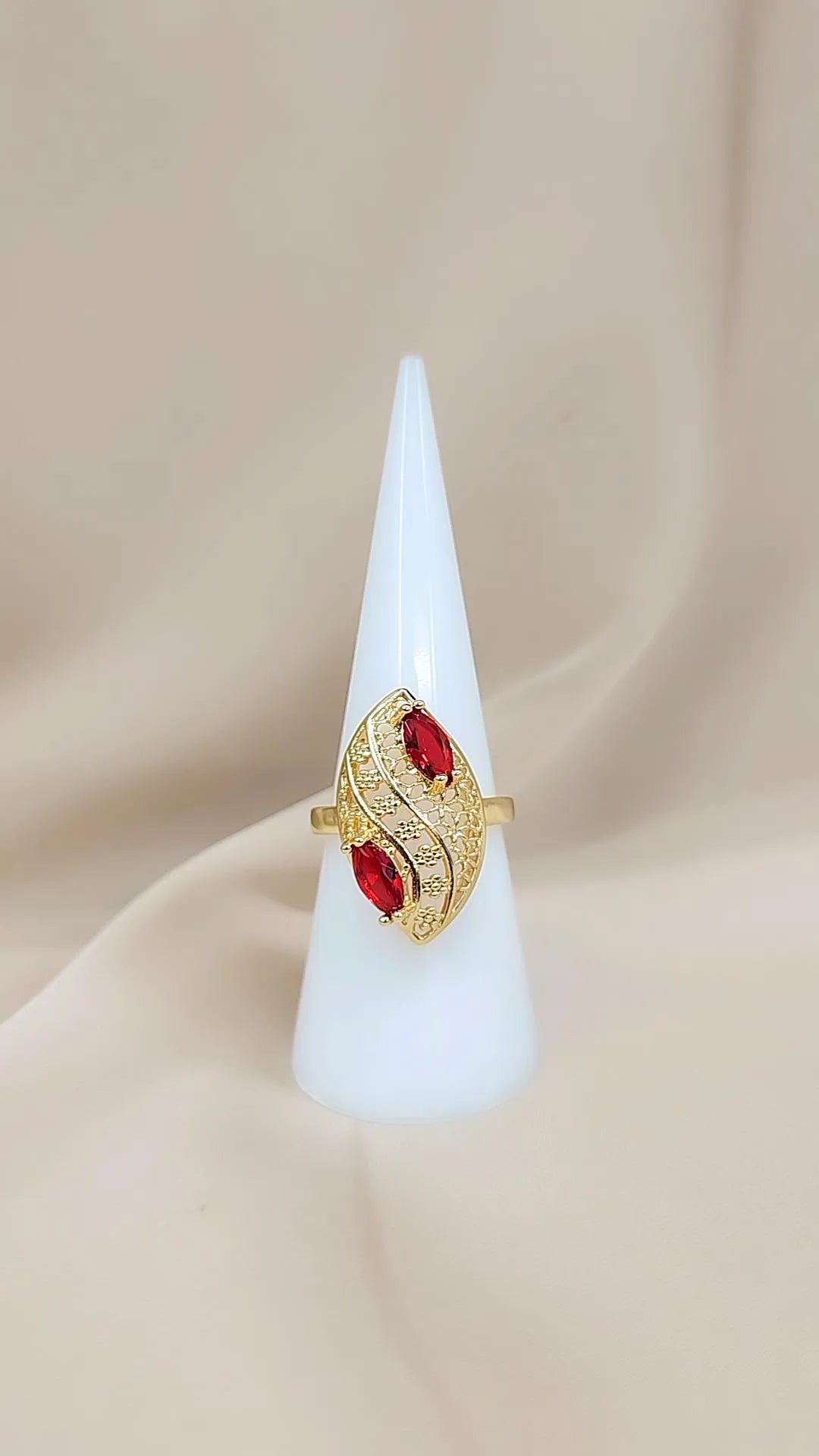 Red Almond Ring