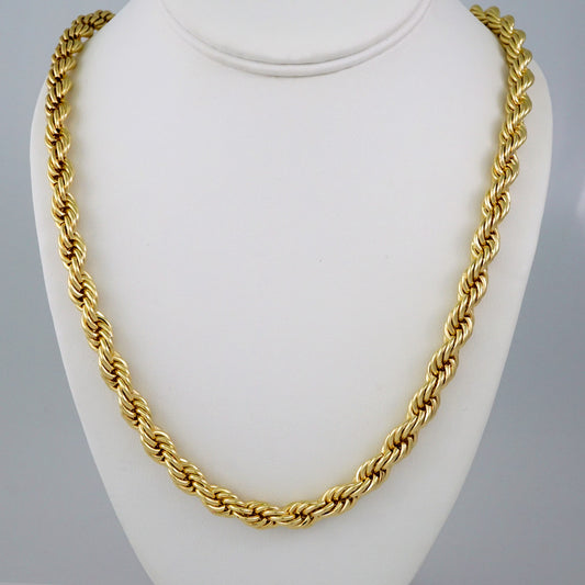 Unisex Twist Chain Necklace